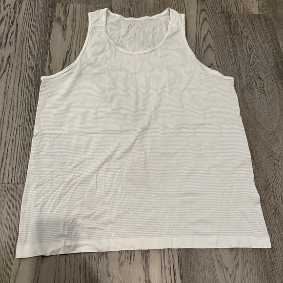 Lululemon White Sleeveless Tank Top - Picture 1 of 4